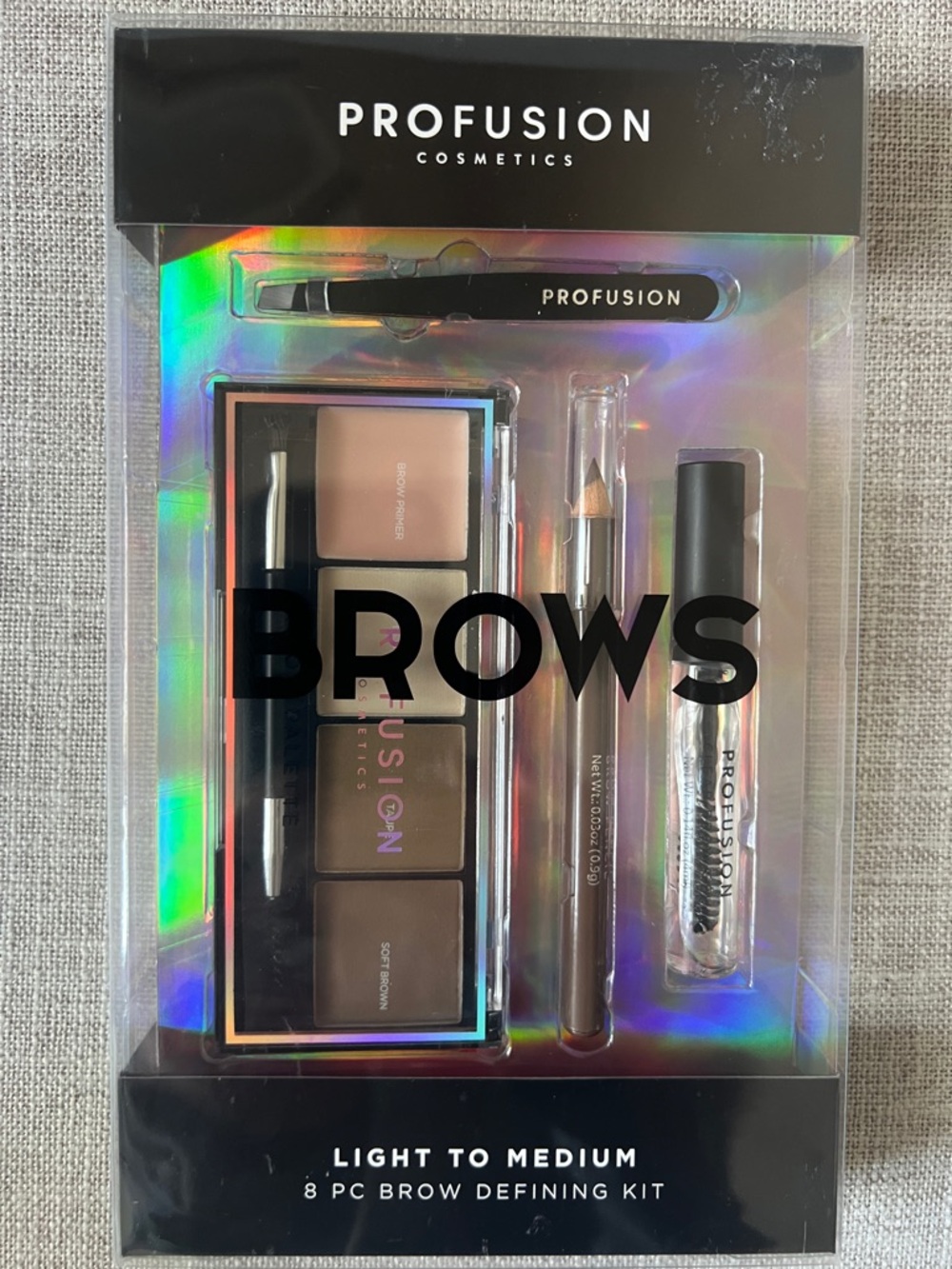 Profusion Cosmetics Brows Kit — Taupe, Brown